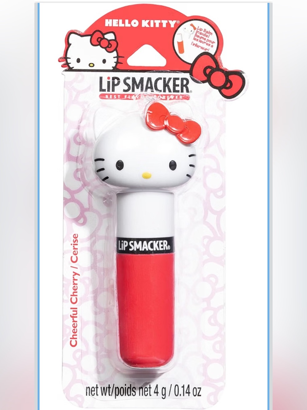 Hello Kitty Lip Balm Stick Gloss Sanrio Cherry Red Makeup Cosmetic Kawaii Cute N